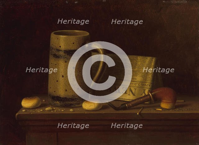 New York Daily News, 1888. Creator: William Michael Harnett.