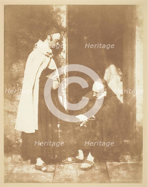 Two Friars, 1843/46. Creators: David Octavius Hill, Robert Adamson, Hill & Adamson.