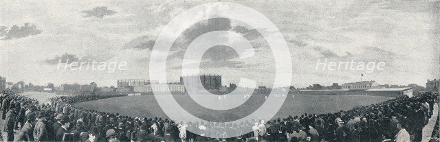 'Surrey and Australians Cricket March at Kennington Oval', c1896. Artist: E Hawkins and Co.