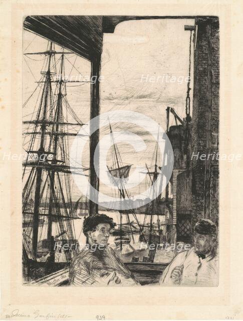 Rotherhithe, 1860. Creator: James Abbott McNeill Whistler.