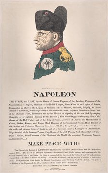Napoleon, March 1814?., March 1814?. Creator: Thomas Rowlandson.