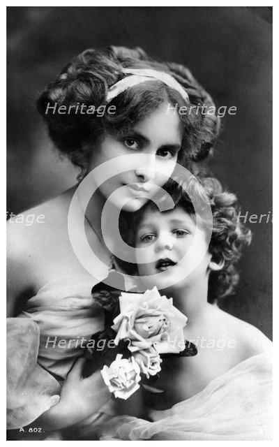 Woman and child, c1900-1919(?). Artist: Unknown