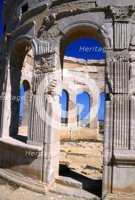 The Market, Leptis Magna, Libya, c3rd century AD.