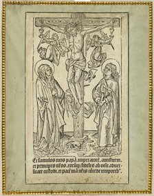 Christ on the Cross with Angels, c. 1490. Creator: Unknown.