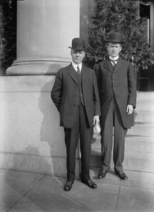 Herbert Spencer Hadley, Governor of Missouri, Right, with Gov. Morris of Montana, 1912. Creator: Harris & Ewing.