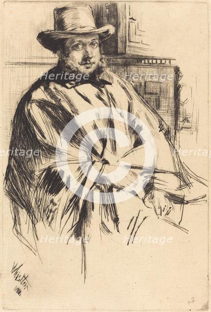 Mr. Davis (Mr. Mann), 1860. Creator: James Abbott McNeill Whistler.