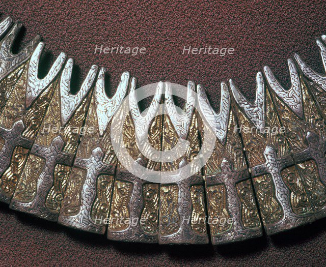 Detail of a Viking neck ornament. Artist: Unknown