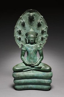 Naga-Enthroned Buddha, 1100s. Creator: Unknown.