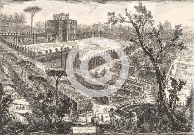 Villa Pamphili (Villa Panfili fuori di Porta S. Pancrazio), 1776. Creator: Piranesi, Giovanni Battista (1720-1778).