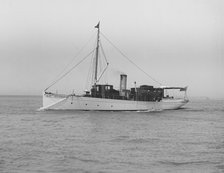 The steam yacht 'Shawnee', 1912. Creator: Kirk & Sons of Cowes.