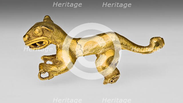 Pendant in the Form of a Jaguar, A.D. 1300/1500. Creator: Unknown.