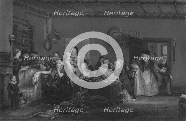 'Reading the Will', c1820. Creator: William Greatbach.