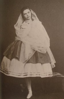 Ballerina Catherine Gavrilovna Chislova, ca 1865.