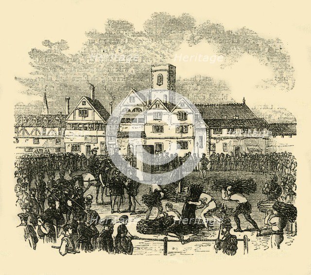 'Place of Execution in Old Smithfield', (c1872). Creator: Unknown.