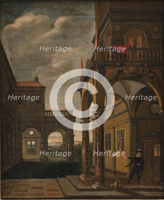 Architectural piece, 1725-1824. Creator: Unknown.