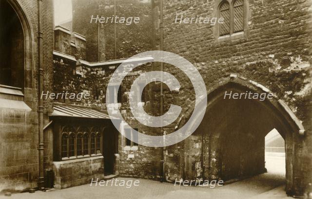 'Tower of London. The Wakefield Tower', c1910. Creator: Unknown.