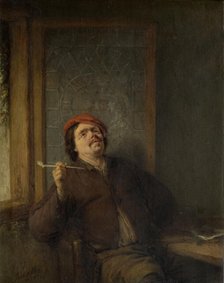 The Smoker, 1655. Creator: Adriaen van Ostade.