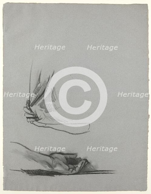 Studies of Hands, late 19th-early 20th century. Creator: John Singer Sargent.