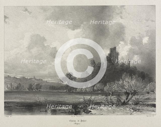 Voyages pittoresques et romantiques dans lancienne France. Bretagne: Chateau de Penhoet. Creator: Eugène Cicéri (French, 1813-1890).