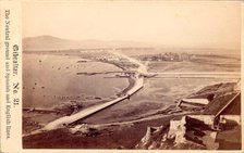 The Neutral Ground and Spanish and English Lines, Gibraltar, 19th century. Creator: Anon.