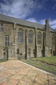 The refectory, Cleeve Abbey, Somerset, 1999. Artist: J Bailey