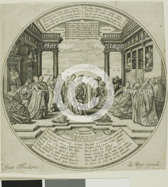 The Venetian Wedding, 1585/1600. Creator: Johann Theodor de Bry.