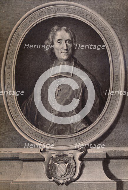 Francois Fenelon, French Catholic archbishop, theologian, writer and poet, c18th century (1894). Artist: Benoit Audran I.
