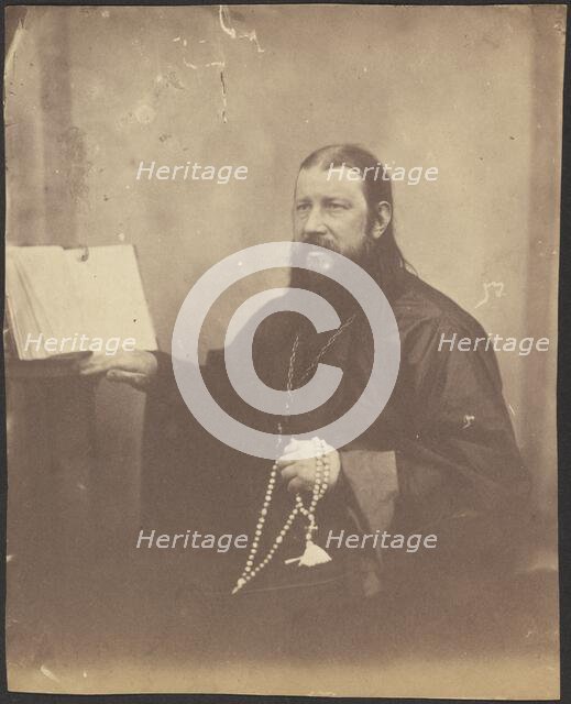 A Russian Orthodox Priest, about 1852. Creator: Unknown.