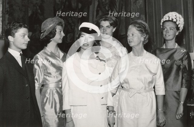 Princess Christina of Sweden celebrates passing her A-levels, 1963. Artist: Unknown