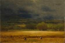 The Wheat Field, c. 1875-1877. Creator: George Inness (American, 1825-1894).