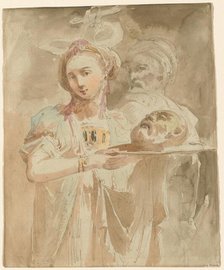 Salome with the Head of Saint John the Baptist, 1825/1835. Creator: Giuseppe Bernardino Bison.