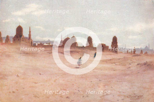 'A Dusty Day at the Tombs of the Khalifs', c1880, (1904). Artist: Robert George Talbot Kelly.