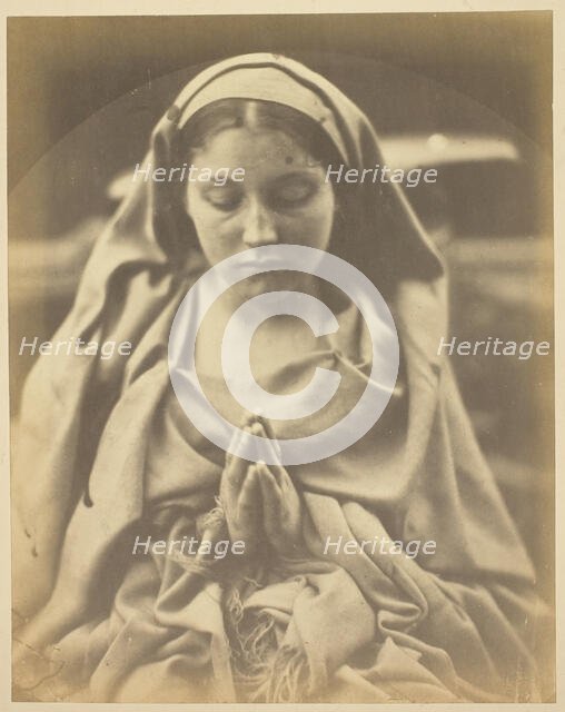 St. Agnes, 1864/65. Creator: Julia Margaret Cameron.