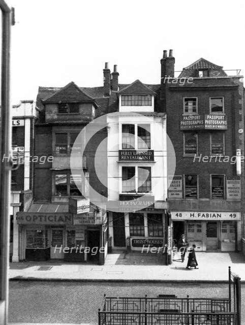 The Hoop and Grapes, Aldgate High Street, London, c1955.  Creator: Arthur Charles Kirby Ware.