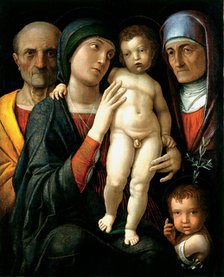 The Holy Family, c. 1495. Artist: Mantegna, Andrea (1431-1506)