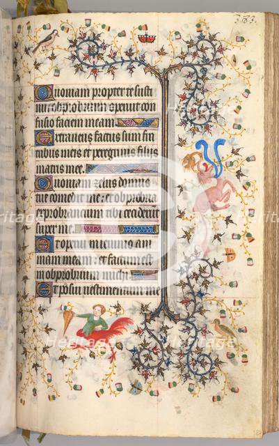 Hours of Charles the Noble, King of Navarre (1361-1425): fol. 187r, Text, c. 1405. Creator: Master of the Brussels Initials and Associates (French).