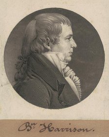 Benjamin Harrison, 1807. Creator: Charles Balthazar Julien Févret de Saint-Mémin.