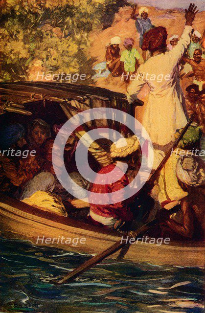 'A Critical Moment', c1857 (c1912). Artist: Unknown.