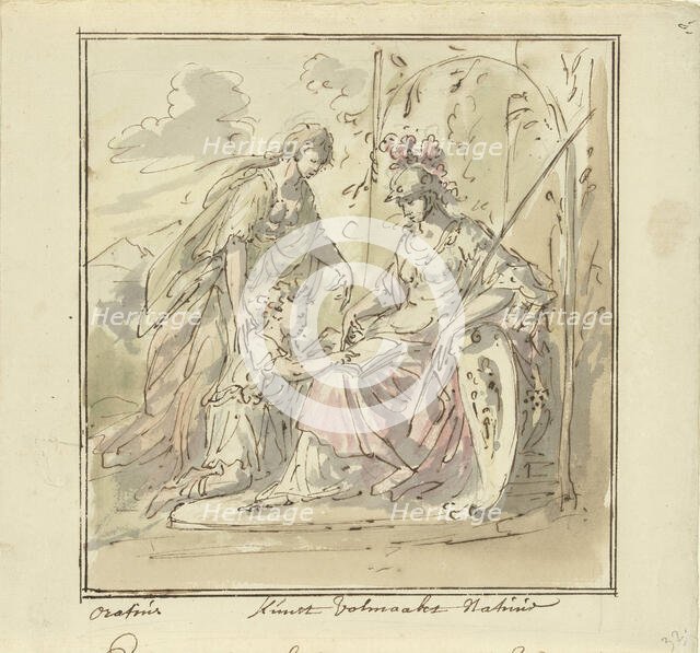 Art perfects Nature, 1677-1755. Creator: Elias van Nijmegen.