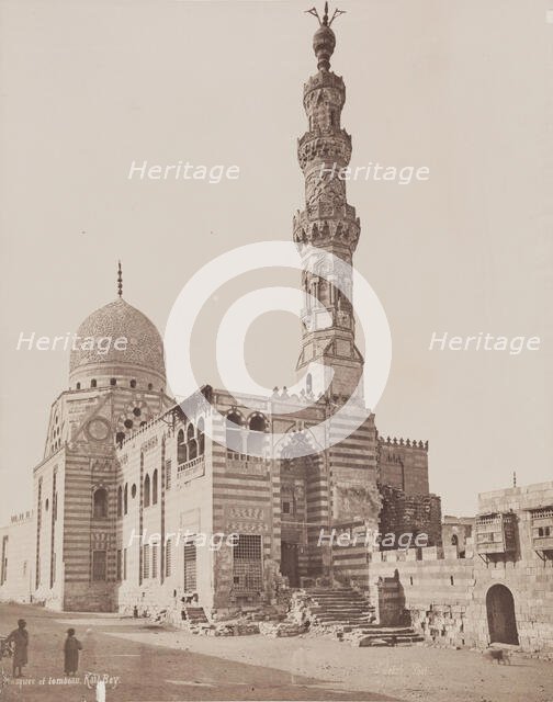 Mosque of Kait Bey before Restoration, Cairo, c1882. Creator: Pascal Sébah.