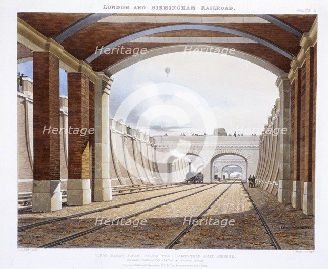 London and Birmingham Railway, 1837. Artist: Charles Hunt