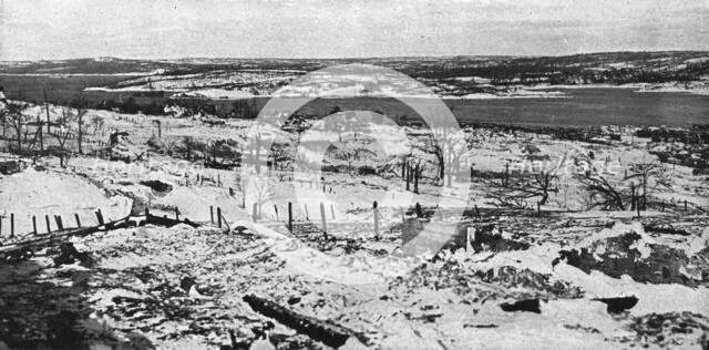 In Canada: The Halifax Explosion; Part of the suburb of Richmond after the explosion..., 1917. Creator: Unknown.