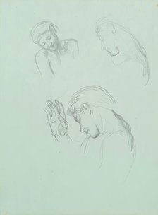 Study for 'Mischief', c1878. Creator: George Frederick Watts.