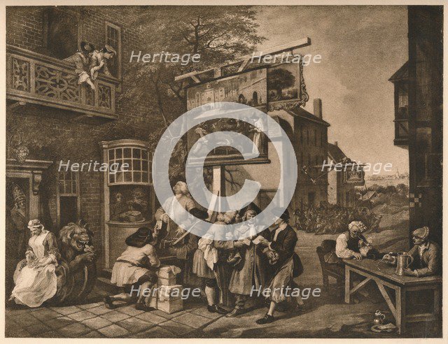 'Canvassing for Votes', Plate II from 'The Humours of an Election', 1757. Artist: William Hogarth.