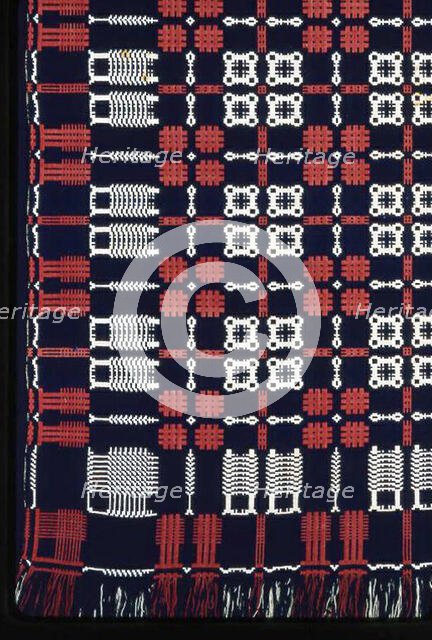 Coverlet, United States, 1825/30. Creator: Unknown.