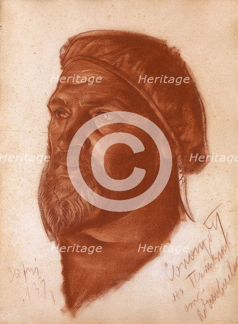 Portrait of the architect Leonid Romanovich Sologub (1884-1956), 1933. Artist: Yakovlev, Alexander Yevgenyevich (1887-1938)