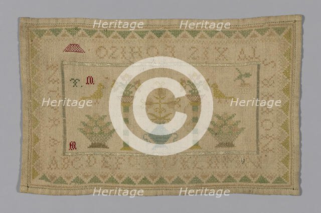 Sampler, France, 1775/1825. Creator: Unknown.