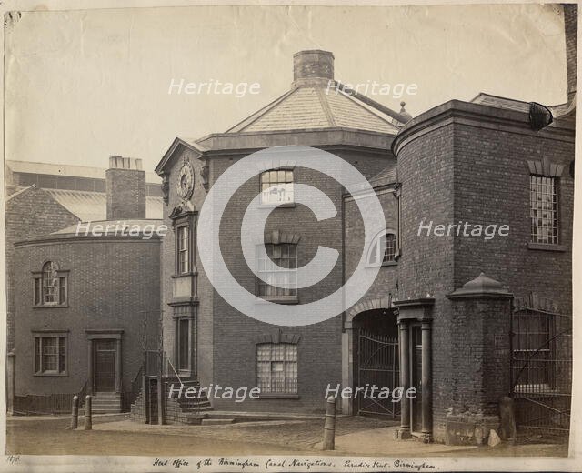 Birmingham Canal Navigations Head Office, Paradise Street, Birmingham, West Midlands, 1876. Creator: Unknown.