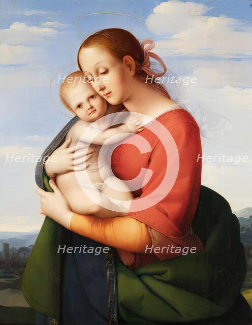 Madonna and child, 1821. Creator: Johann Scheffer von Leonhardshoff.