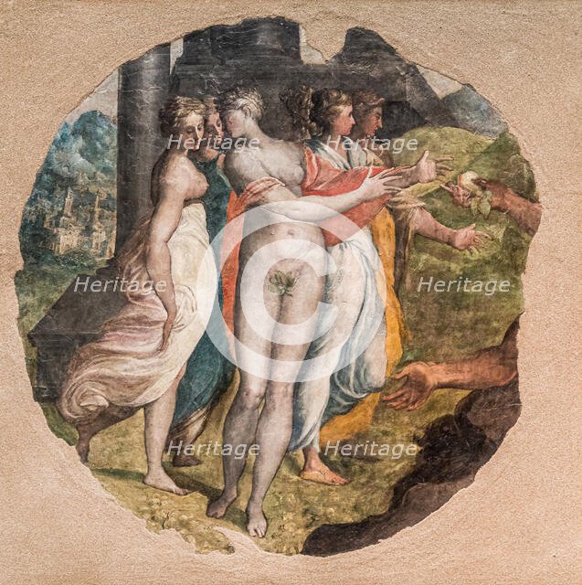 The Judgement of Paris , 1566. Creator: Zanguidi (Bertoia), Jacopo (1544-1574).